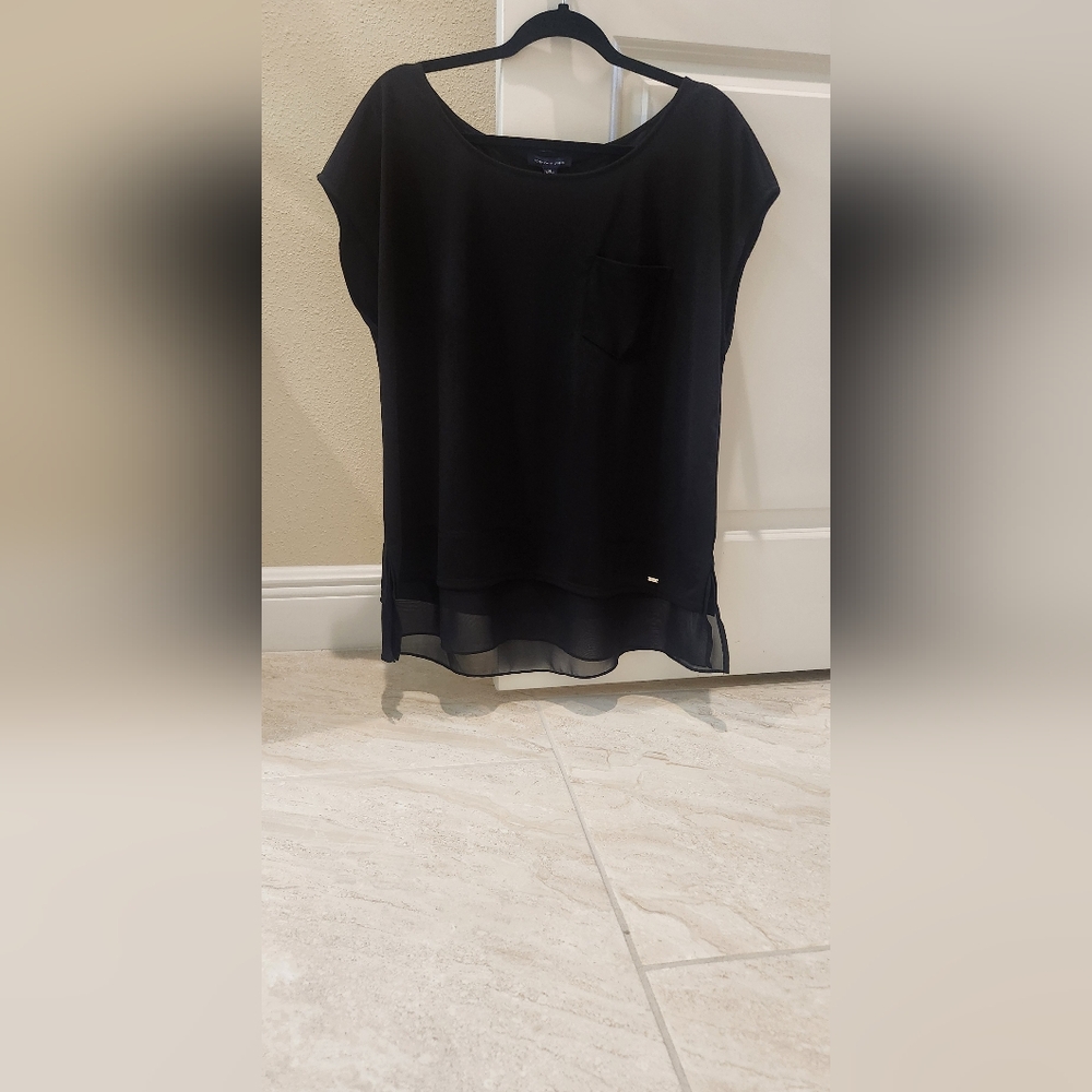 NEW black Tommy Hilfiger sleeveless blouse
